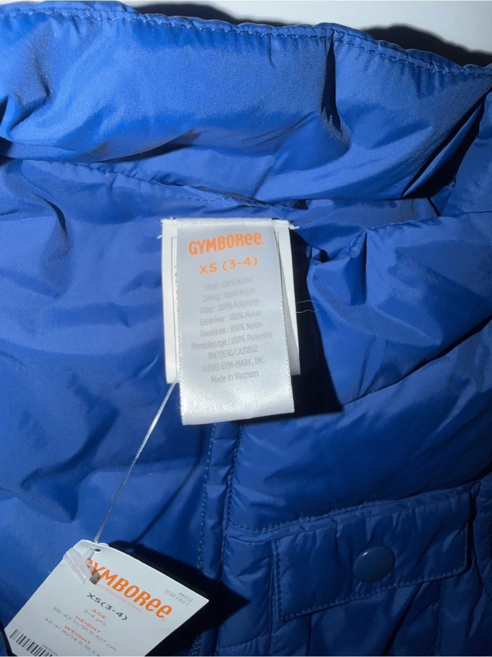 Gymboree Kids Puffer Vest XS
